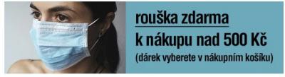 Rouška zdarma k nákupu nad 500 Kč na Powerbalanc.cz