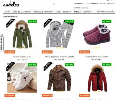 Andelco eshop recenze