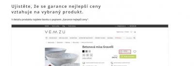 Garance nejlepší ceny na Vemzu.cz