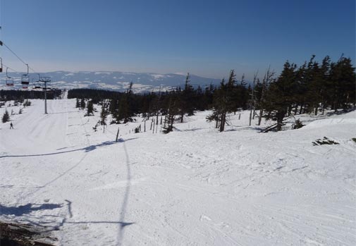 Ski areál Zlaté hory - Příčná