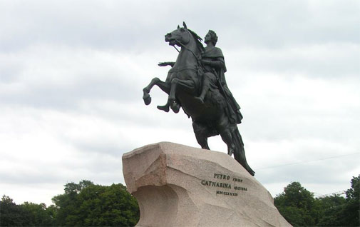 Jezdecká socha Petra Velikého