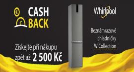 Cashback až 2500 Kč tentokrát s produkty Whirlpool