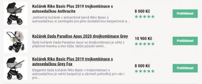 Velký výběr kočárků na imrnous.cz
