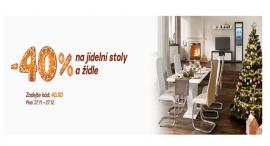 40 % na jídelní stoly a židle od Sconto.cz