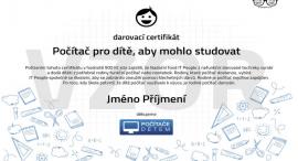 Dárkové certifikáty Počítače dětem od Mironetu