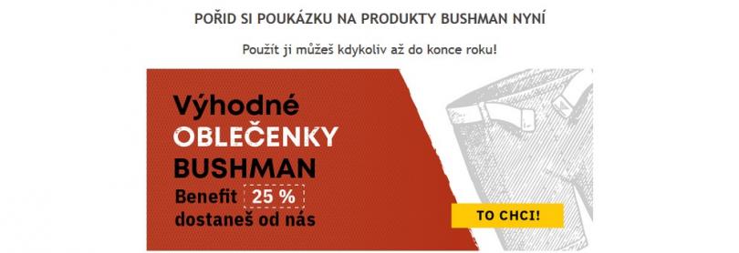 Bushman.cz slevový kupón