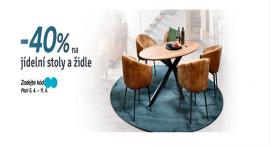 Sconto.cz 40 % sleva na stoly a židle