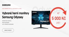 Cashback na monitory Samsung Odyssey