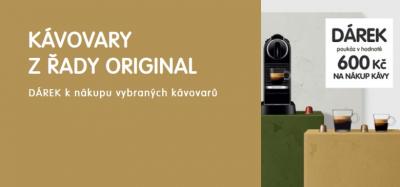 Dárek k nákupu vybraných kávovarů