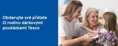 Tesco dárkové poukazy