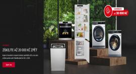 AEG nabízí cashback pro kuchyňské a prádelní spotřebiče
