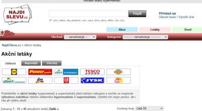 Akční letáky Najdislevu