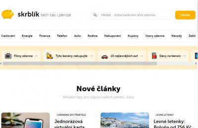 Slevové kupóny od Skrblíka