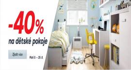 40 % sleva na kategorii dětských pokojů od Sconto.cz