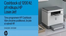 HP Cashback akce na tiskárny LaserJet: Získejte zpět své pen