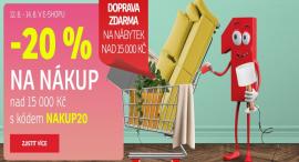 ASKO – NÁBYTEK: Jak získat 20% slevu na nákup nad 15 000 Kč