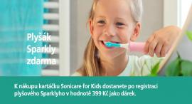 Akce Philips Sonicare s plyšákem Sparkly jako dárek!