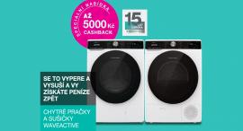 Gorenje: Cashback na chytré pračky a sušičky!