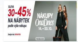 ONA DNES kód, 40 % na ložnice, nízké spátky - Sconto.cz