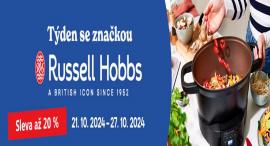 20 % slevy na značku Russell Hobbs pouze tento týden! 