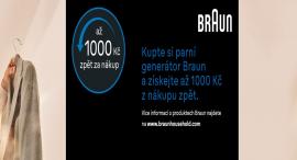 Získejte zpět až 1 000 Kč s parními generátory Braun