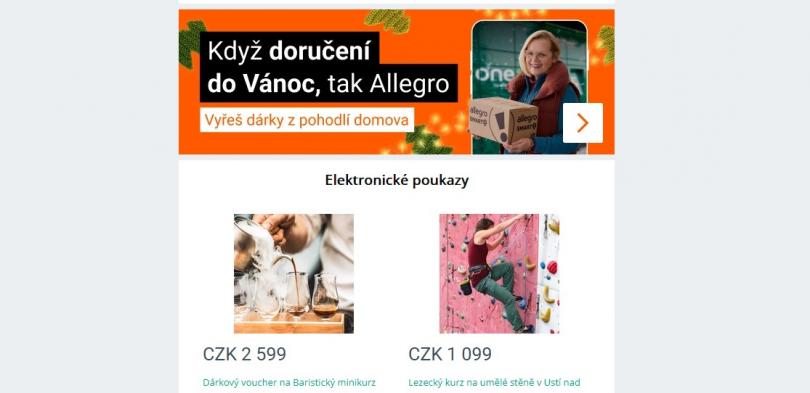 Allegro.cz slevový kupón