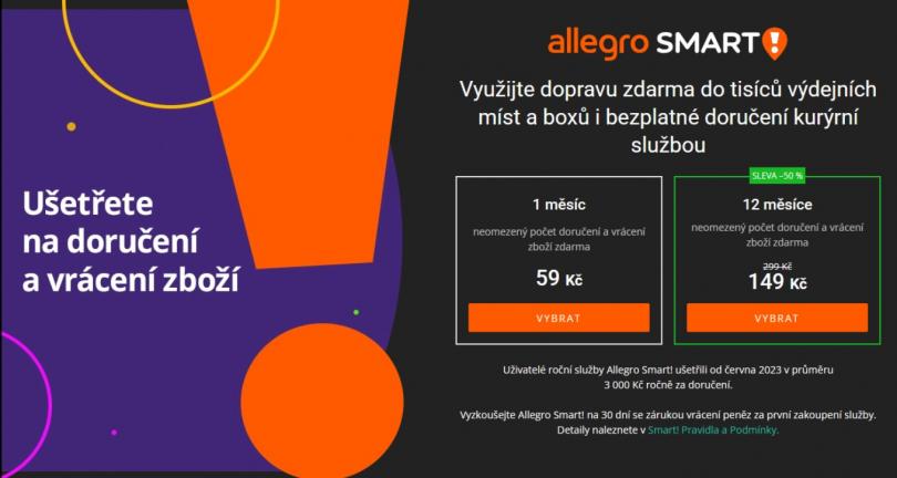 Allegro.cz slevový kupón