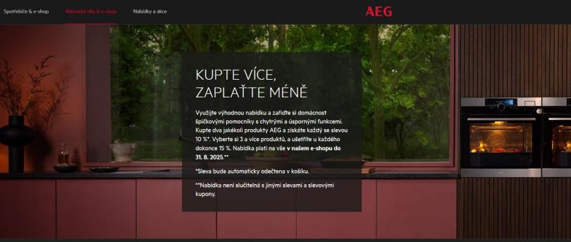 Aeg.cz slevový kupón