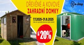 Pozdní léto jako ideální čas na zahradní domek: Baumax akce