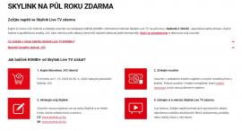 Skylink na půl roku zdarma: JVC a Skylink