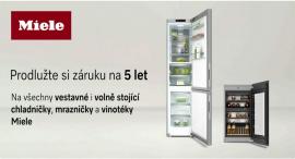 Miele nabízí 5letou záruku na ledničky, mrazáky a vinotéky