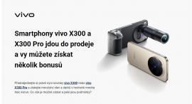 Smartphony vivo X300 a X300 Pro jdou do prodeje s dárkem