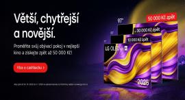 Zimní televize s teplým bonusem: LG spouští cashback na zimu