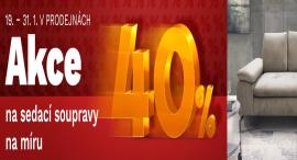 Sedačka na míru se slevou 40 %