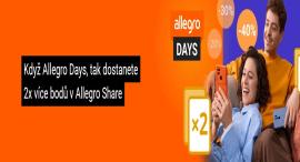Allegro Days: dvojnásobné body, které se se mění na slevy
