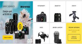 OM SYSTEM Cashback u FotoŠkoda: jarní motivace vyrazit ven