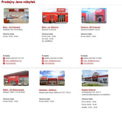 Široká síť poboček