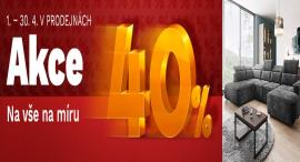 Nábytek přesně podle vás: Sleva 40 % mění pravidla hry