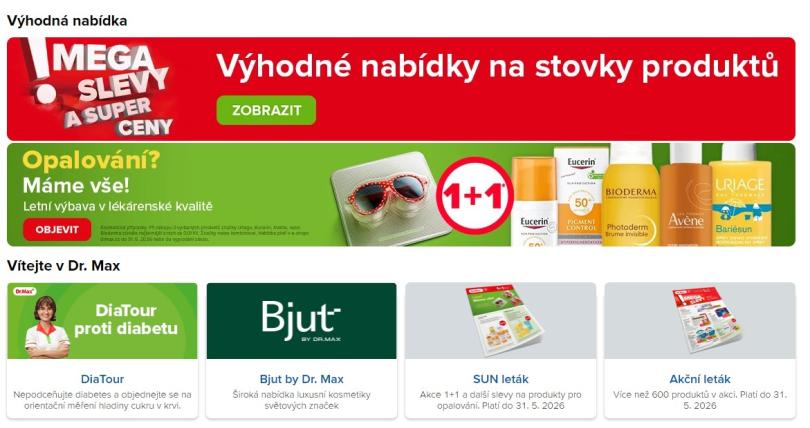 Drmax.cz slevový kupón
