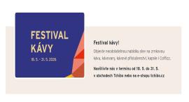 Festival kávy v Tchibo odstartoval
