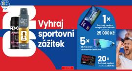 Nakupte Dove, Axe nebo Rexona a hrajte o zážitek za 25k