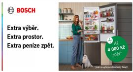 Bosch Cashback extra chlazení 2026:získejte až 4 000 Kč zpět