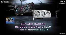 GIGABYTE Radeon na Alza.cz: k vybraným grafikám Steam poukaz