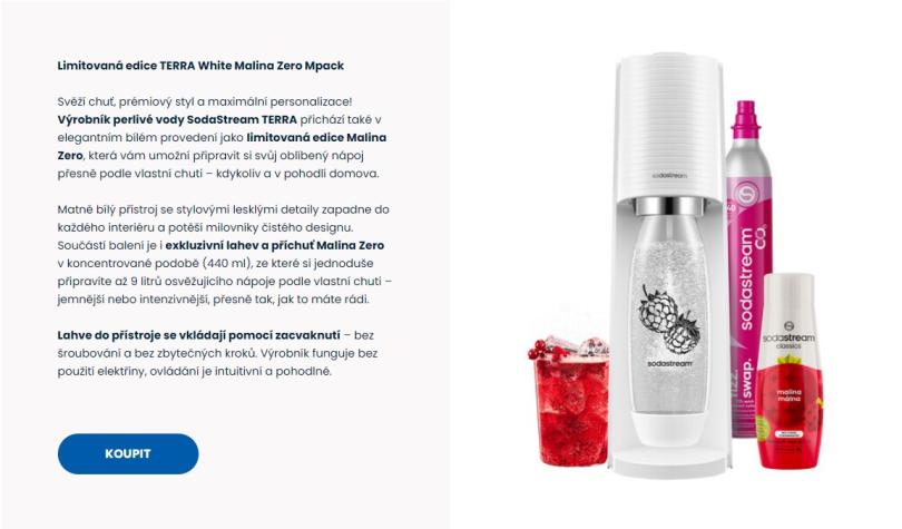 Sodastream.cz slevový kupón