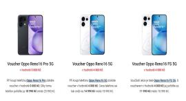 OPPO Reno16 na Alza.cz: nové 5G telefony s voucherem 5000 Kč
