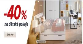 SCONTO má 40% slevu na dětské pokoje