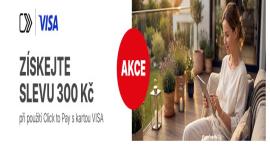 Datart dává 300 Kč na další nákup za platbu Visa Click to Pa