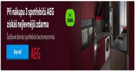AEG na Alza.cz: při nákupu 3 spotřebičů je nejlevnější zdarm
