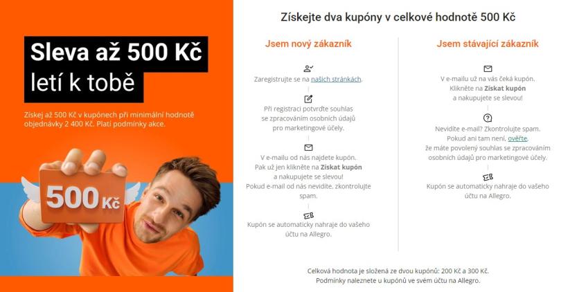 Allegro.cz slevový kupón