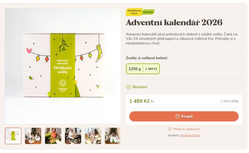 Ochutnejorech.cz slevový kupón